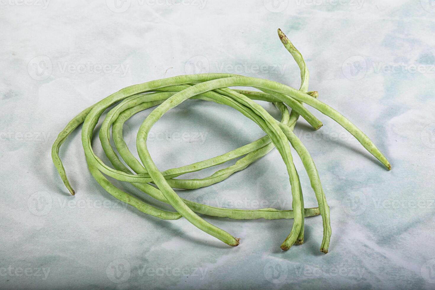 Raw asparagus green bean for cooking photo