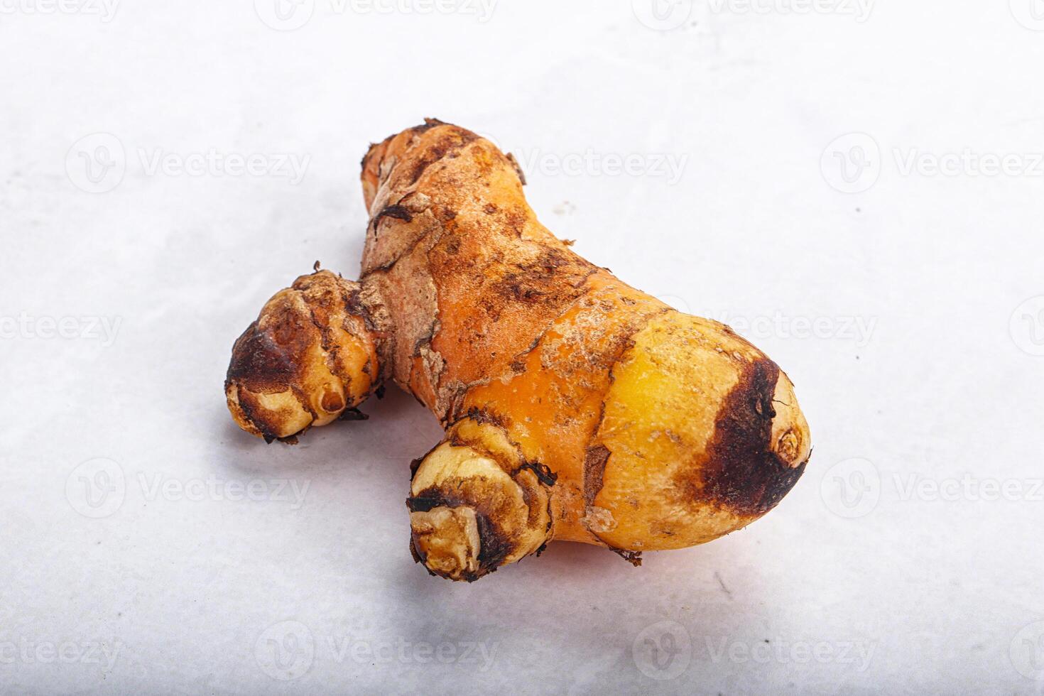 Fresh curcuma root for cooking photo