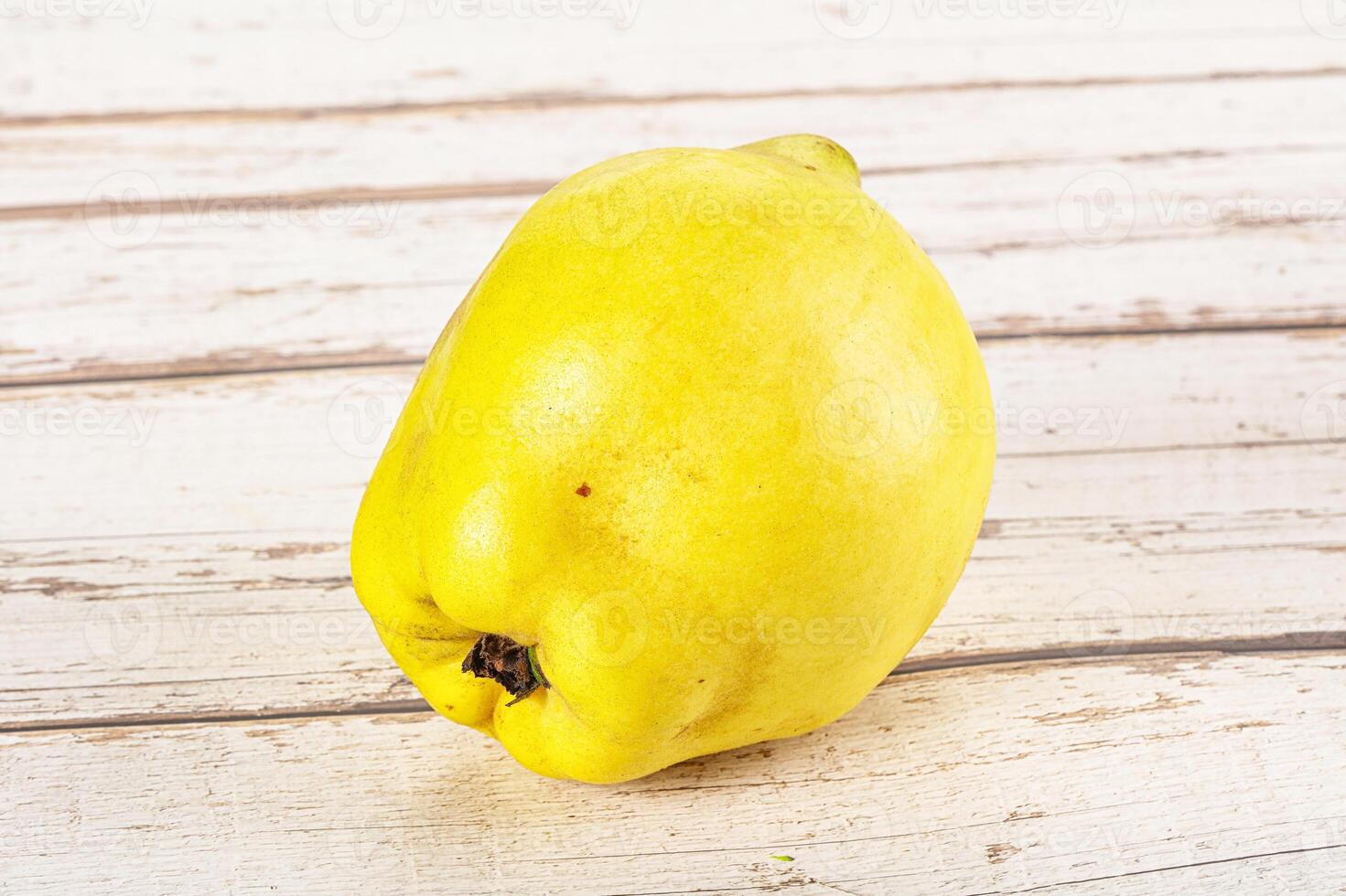 Ripe sweet organic quince fruit photo