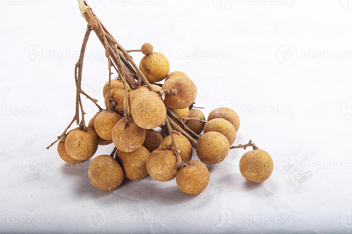 Ripe sweet tropical Longan fruit photo