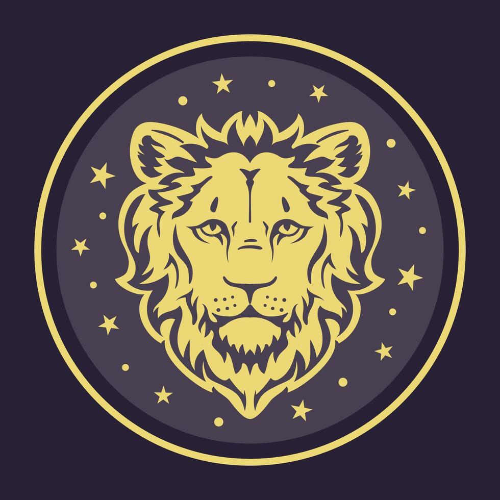 Leo Zodiac Sign A Unique Artistic Representation Exploring Its Various Aspects and Meanings. astrological signs, celestial objects, astrology, mystical, space, predict the future vector