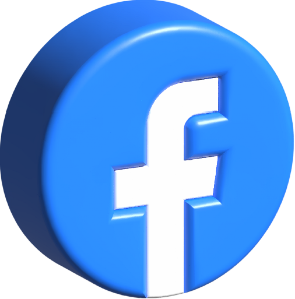 Facebook 3d social medios de comunicación logo png