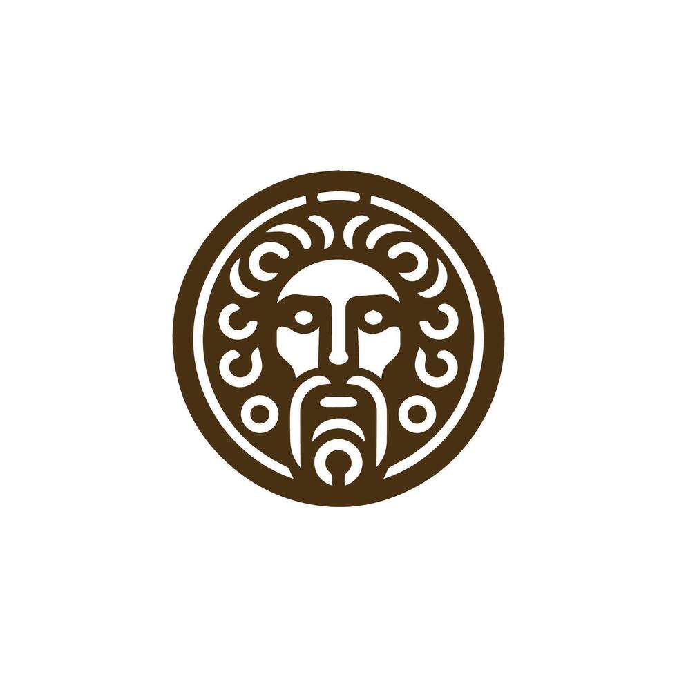 Ancient emblem logo vector