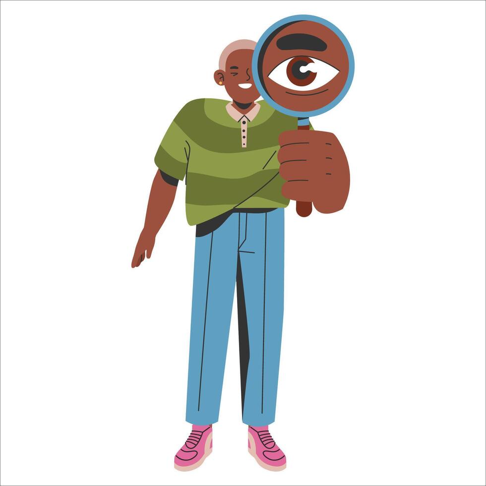 Young Businessman. Flat Illustration vector