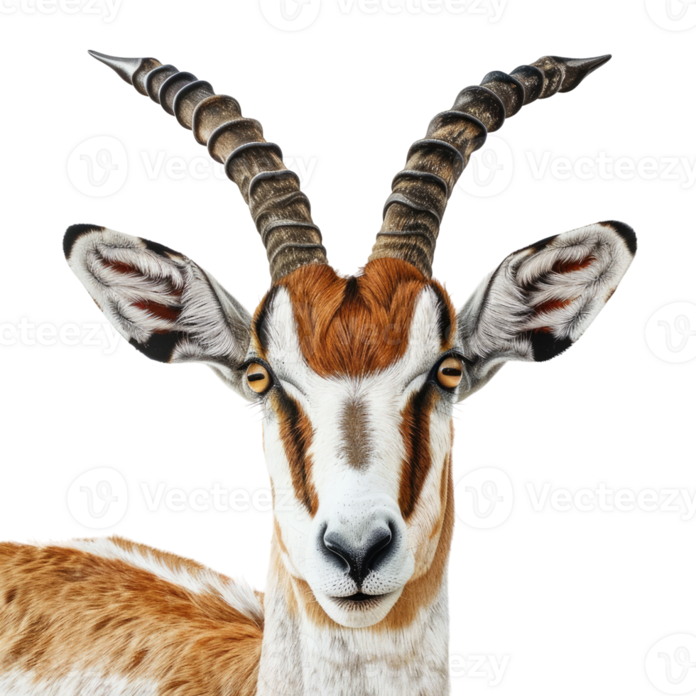 Antelope face view png