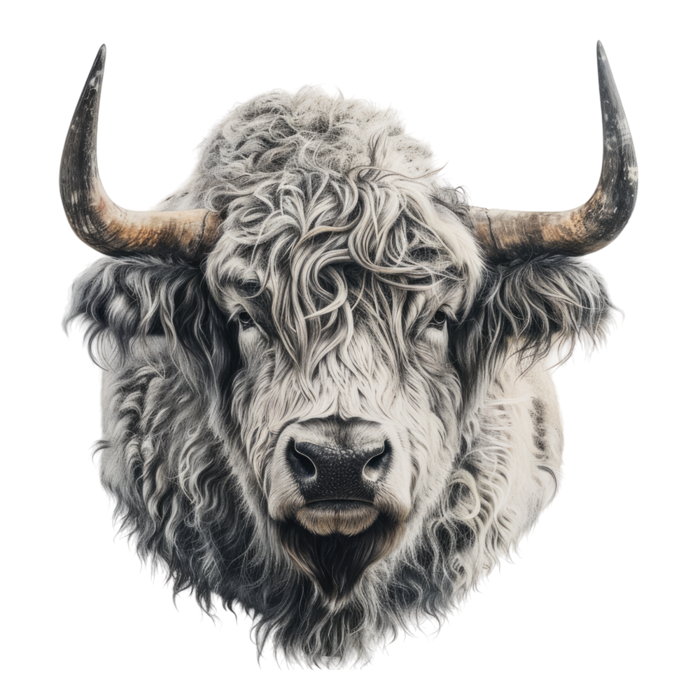 Yak only head png