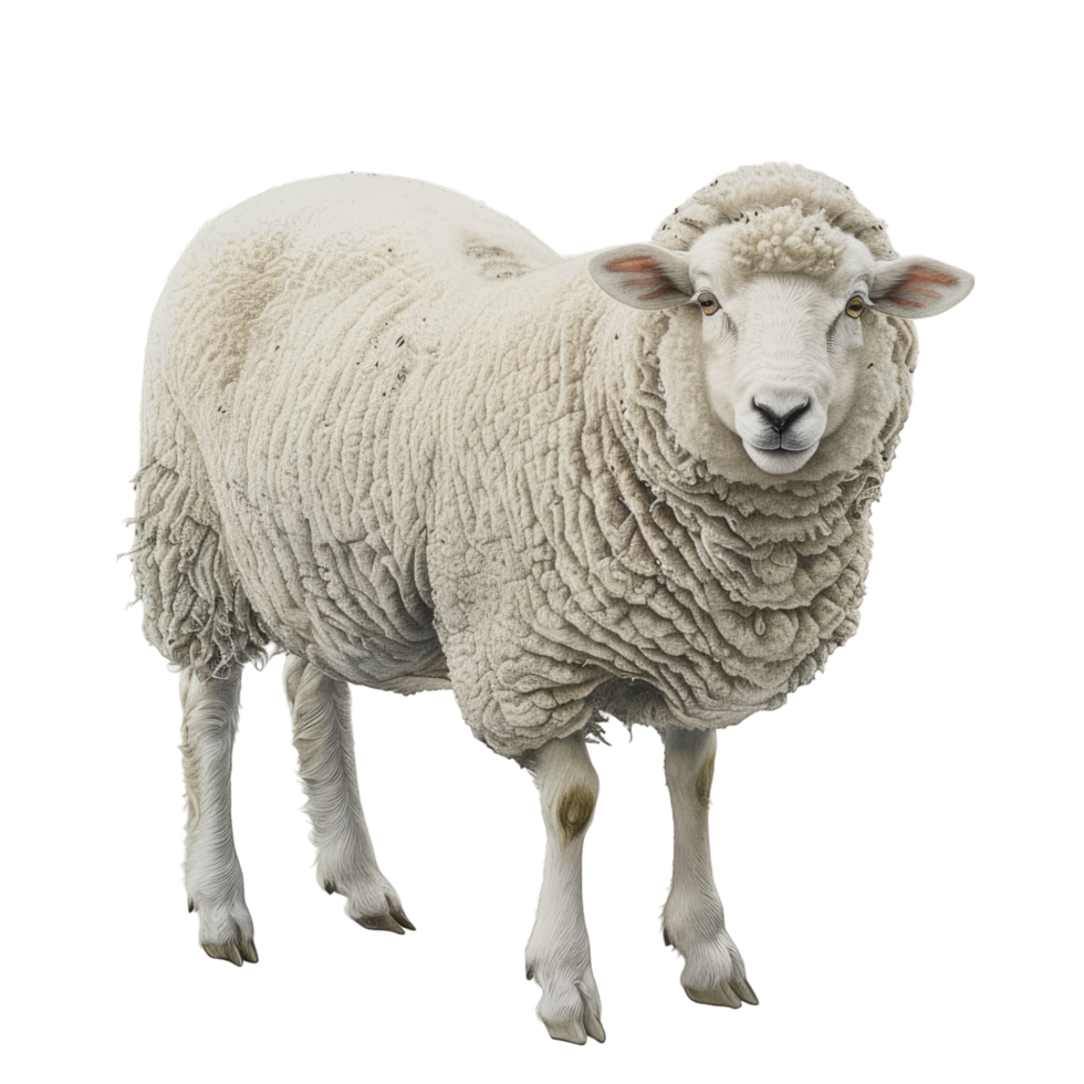 Sheep full body view png