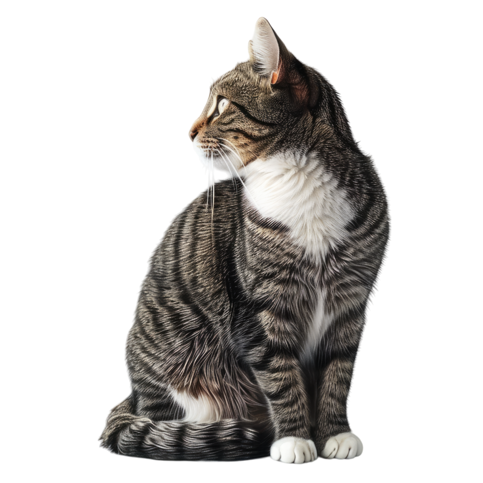 Cat looking left png