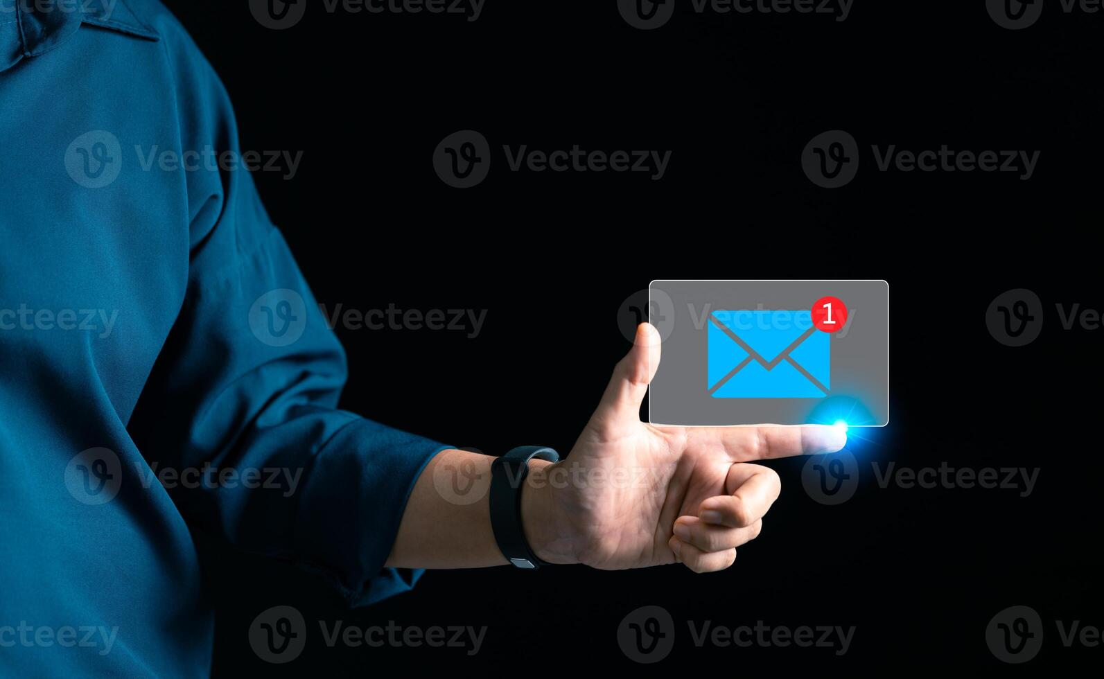 Marketing team sent email notification to engage client, ensuring message reached them promptly through electronic mail in cyberspace. email, marketing, engagement, notification, electronic mail. photo