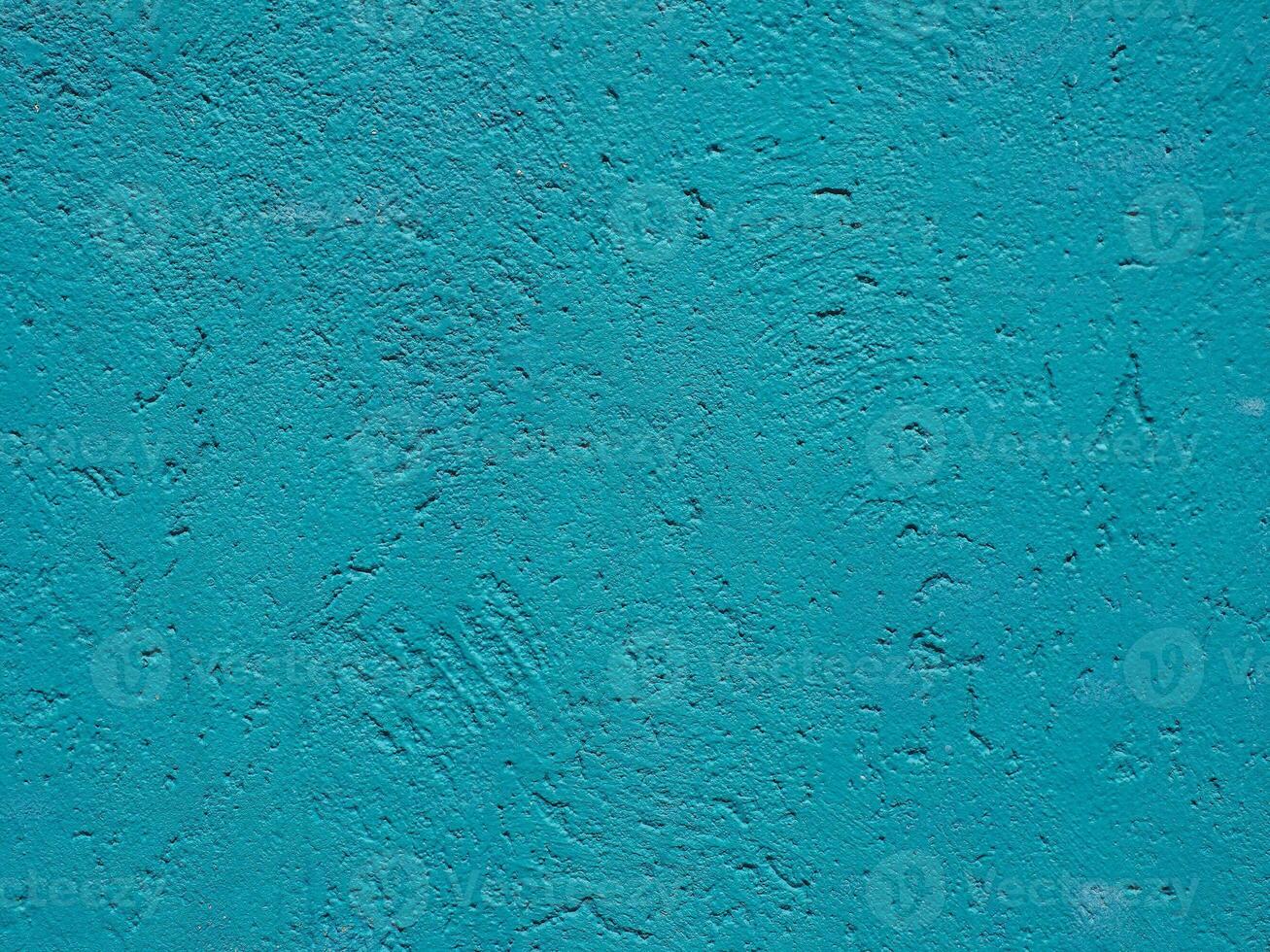 industrial style blue green plaster wall background photo