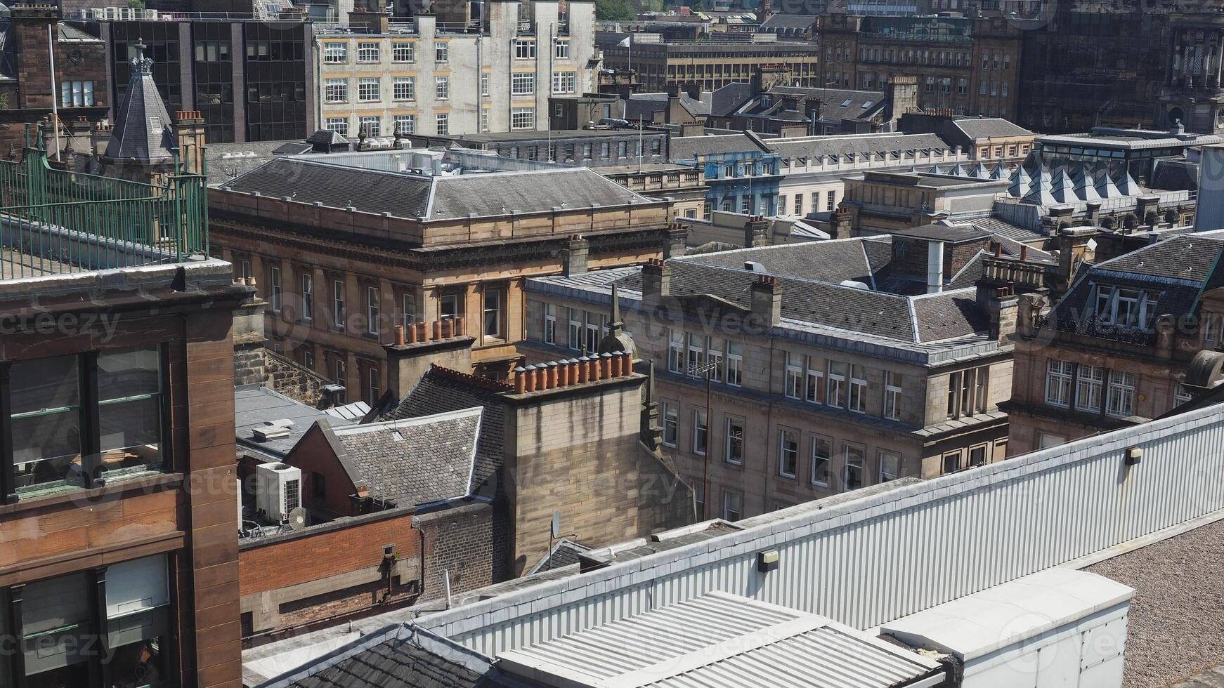 Aerial view of Glasgow photo