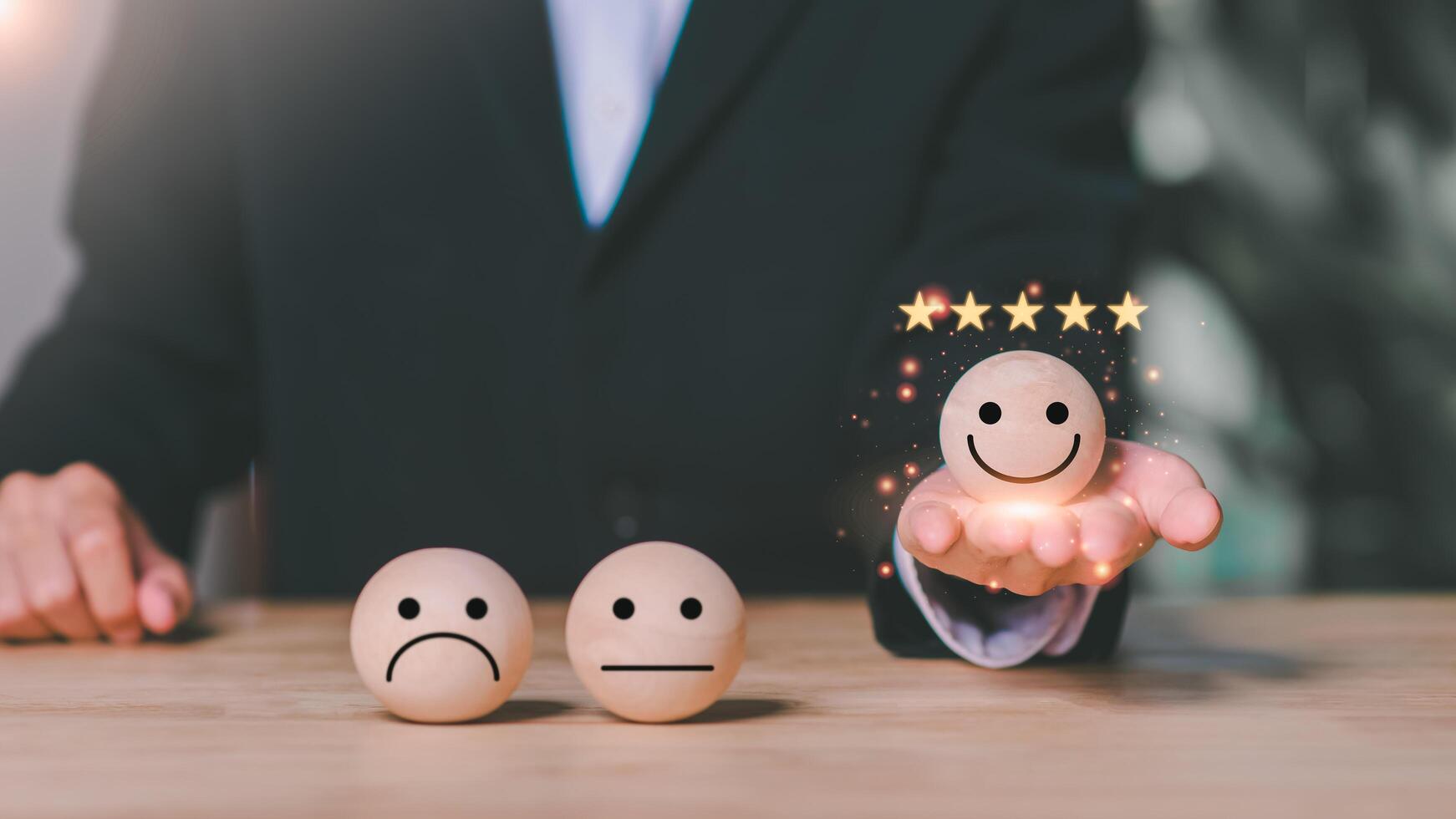 consumers rate their satisfaction 5 stars ,Customer Experience Survey Concepts for Services and Products and Customer Engagement ,Excellent business appraisal ,Entrepreneur Support ,positive rating photo