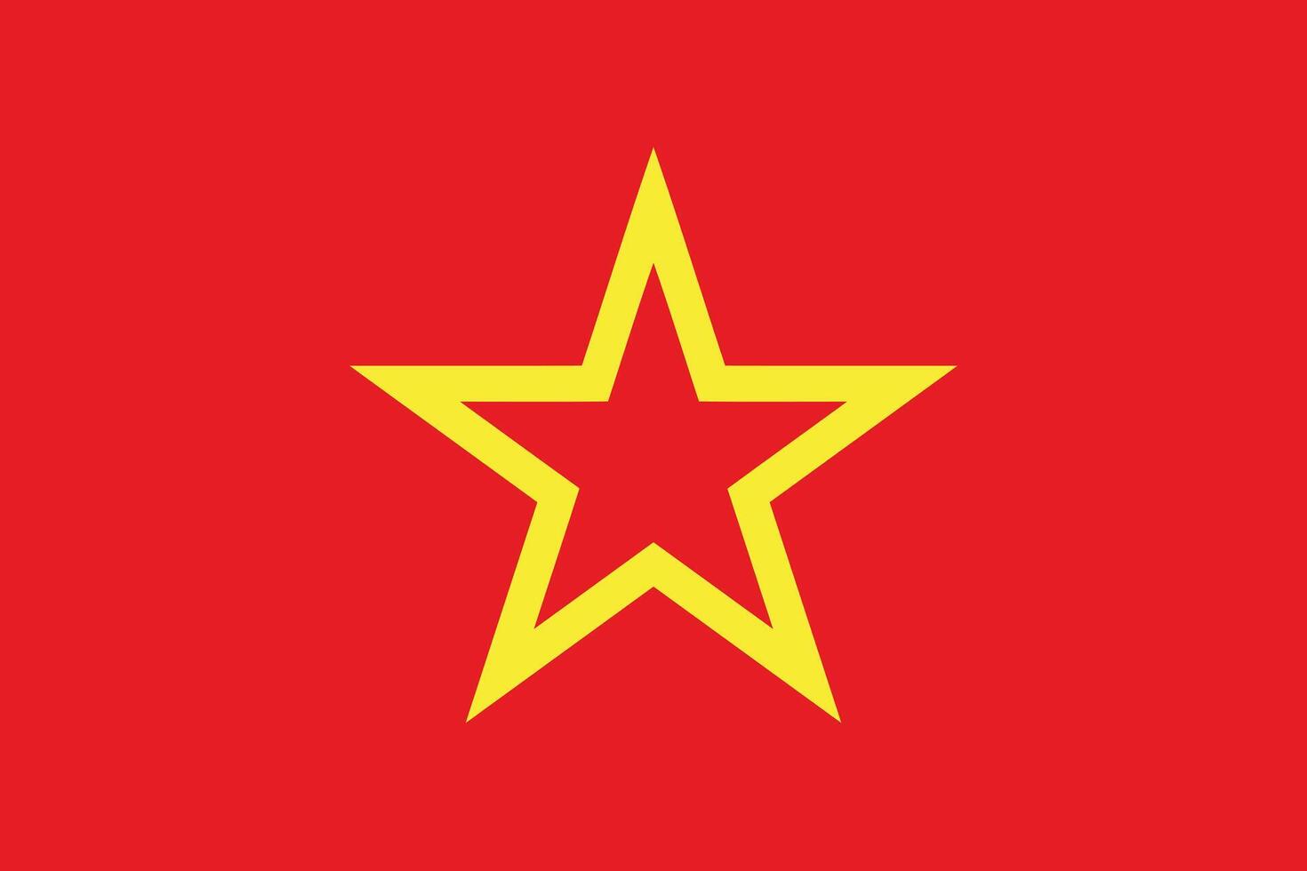 The of a Red Army flag vector