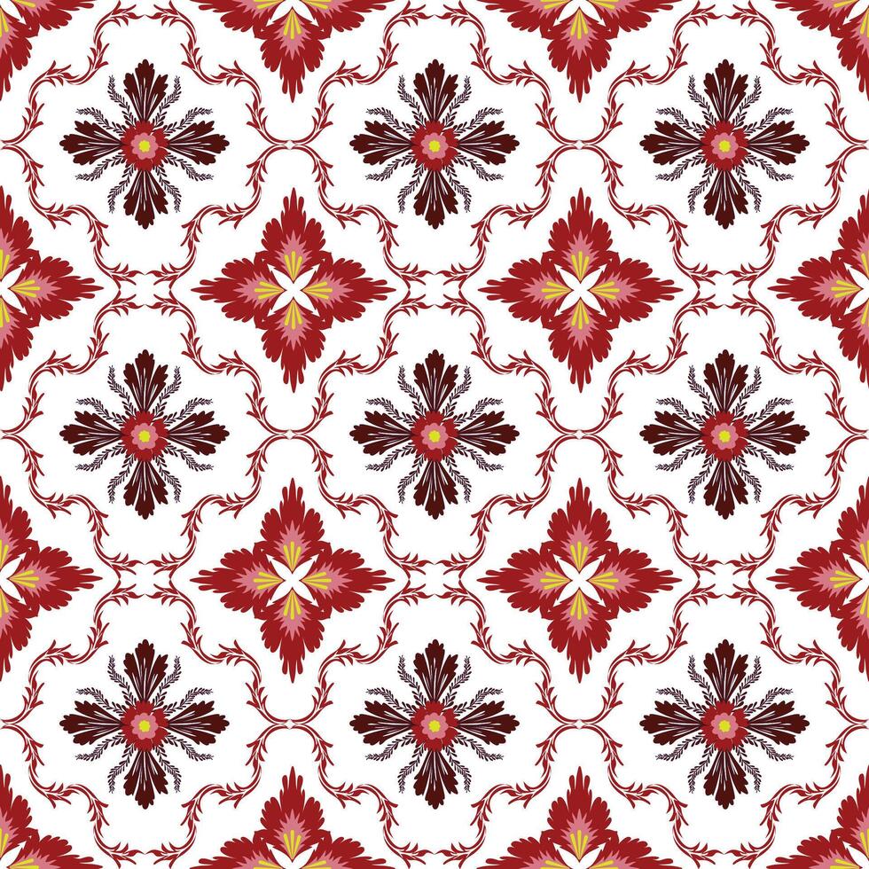 Damask pattern, suitable for curtains, wallpapers, backgrounds, decorations, windows, curtains, bed sheets, carpets, pillows, tablecloths, floral background, seamless, high quality. vector
