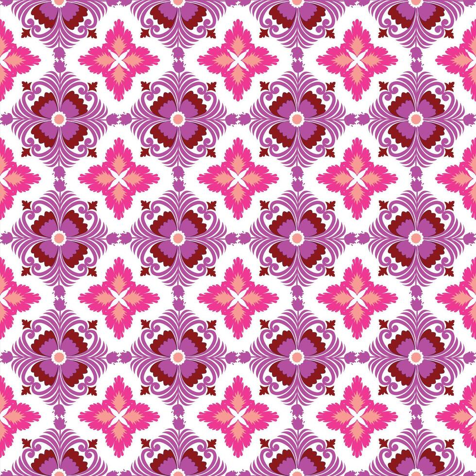 Beautiful Damask pattern, suitable for curtains, wallpaper, backgrounds, window decoration, curtains, bed sheets, carpets, pillows, tablecloths, floral background, seamless, high quality. vector