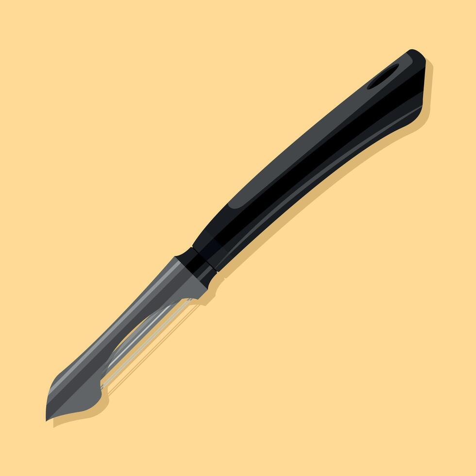 Potato Peeler isolated on flat background vector