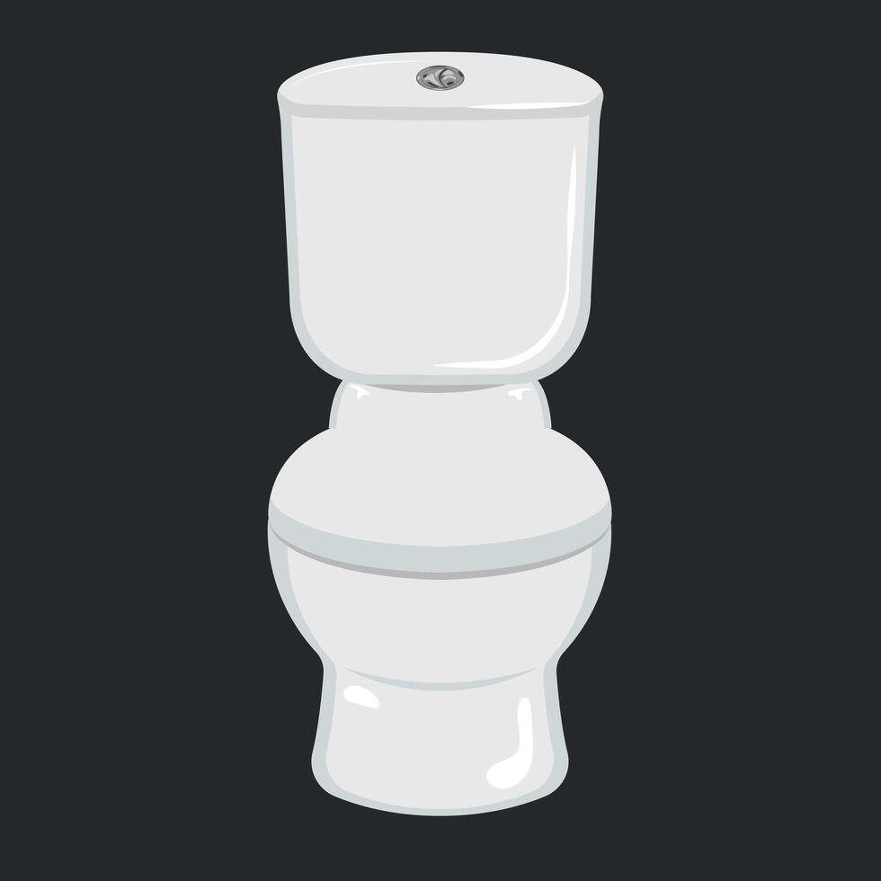 Fancy Toilet illustration vector