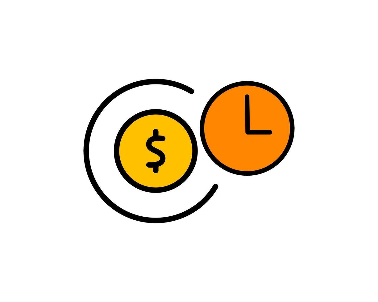 Illustration of past sales data, useful for businesses to track performance over time vector