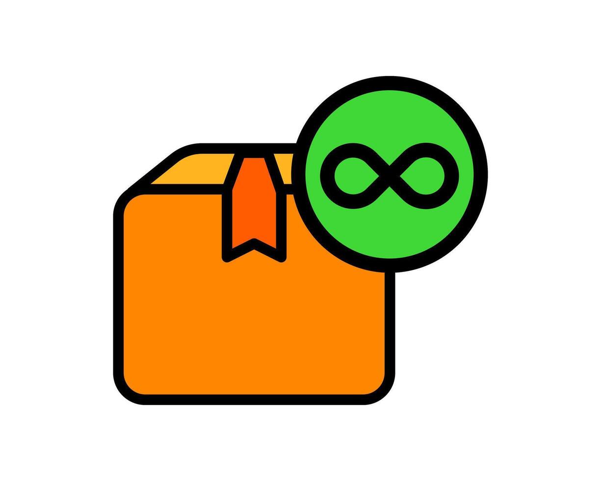 Illustration of products that are available for immediate purchase, indicating stock availability vector