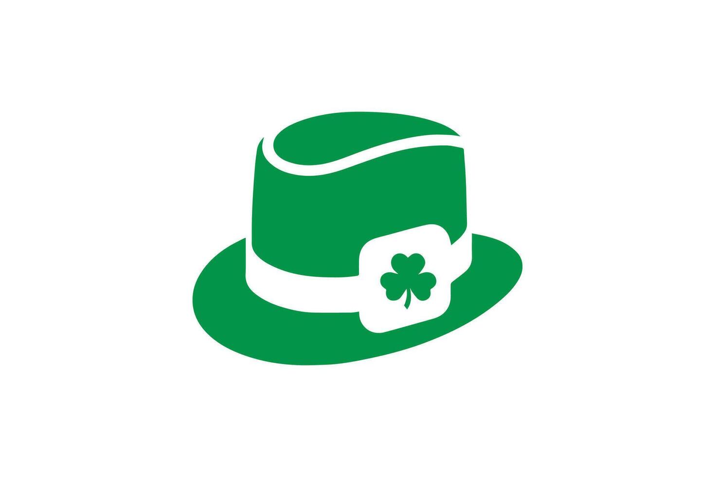 St patrick's day hat icon vector