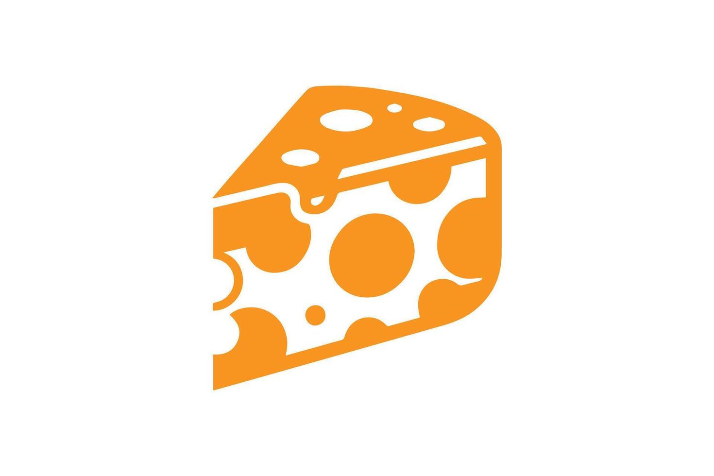 Cheese slice icon illustration vector