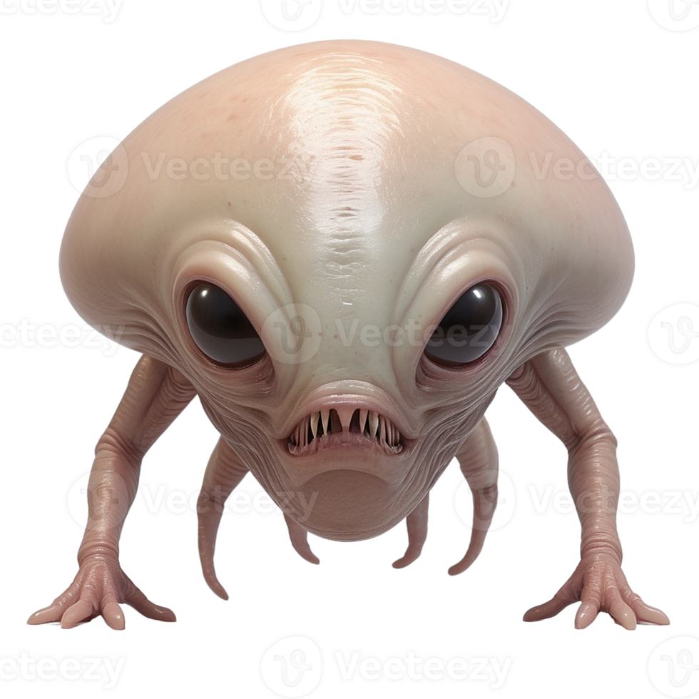 Alien isolated on Transparent background png
