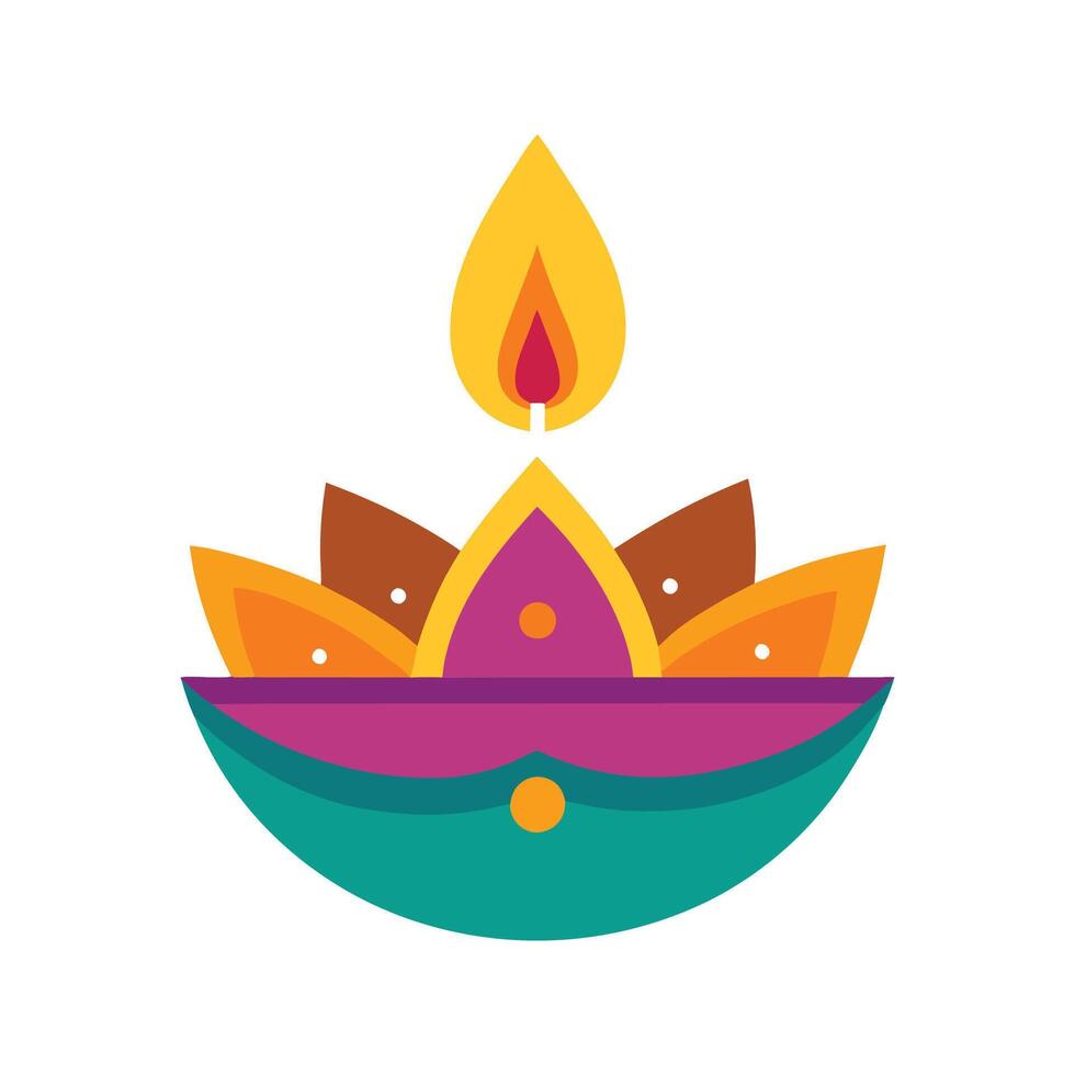 Diwali diya, diwali diya, diwali diya, di vector