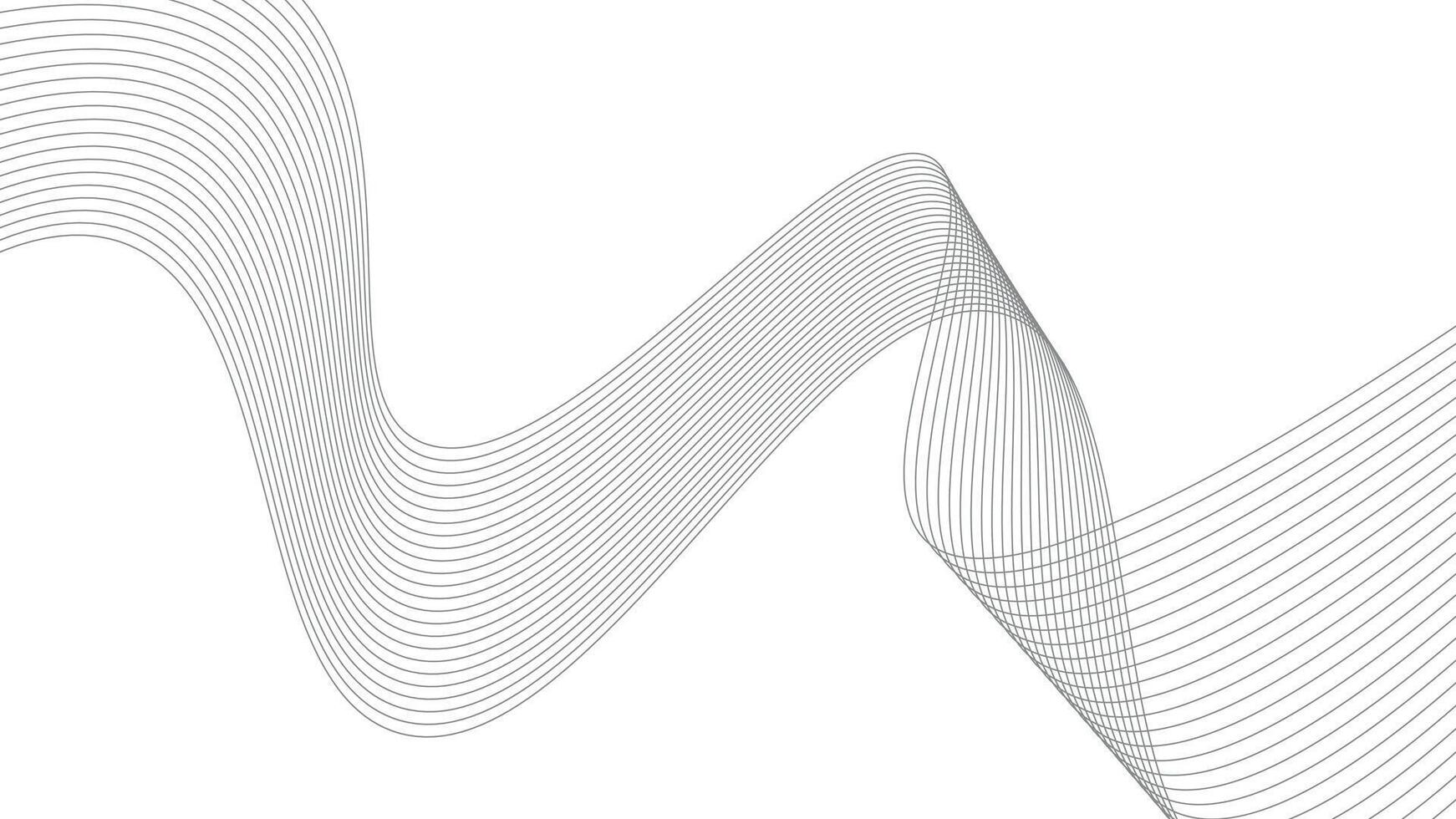 A wave pattern on a white background vector