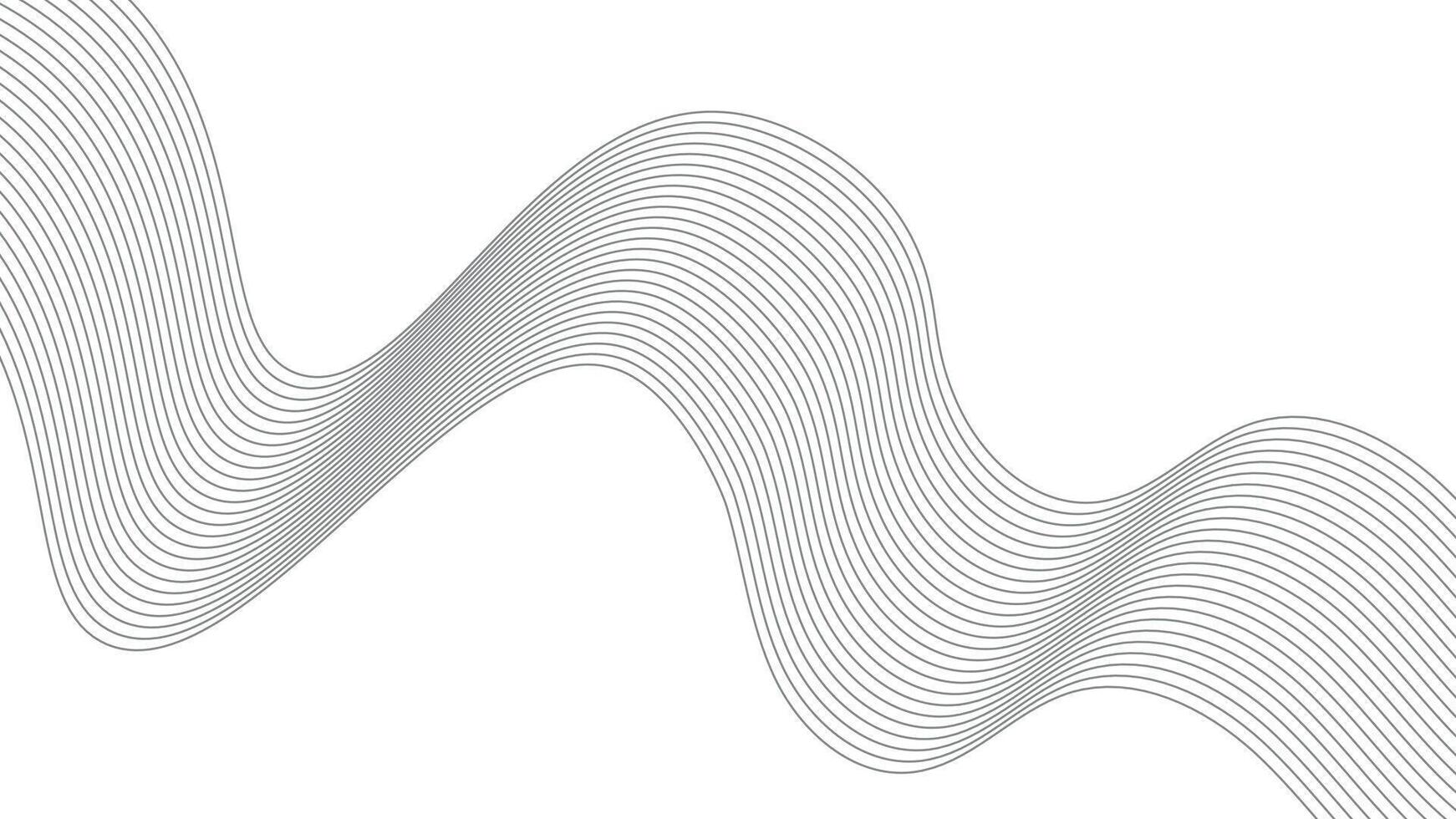 A wave pattern is shown on a white background vector
