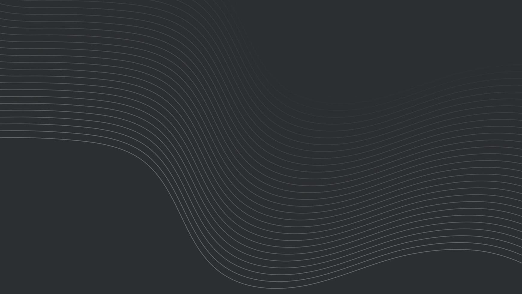 A black background with a wave pattern vector