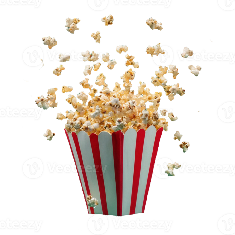 popcorn isolerat på en transparent bakgrund png