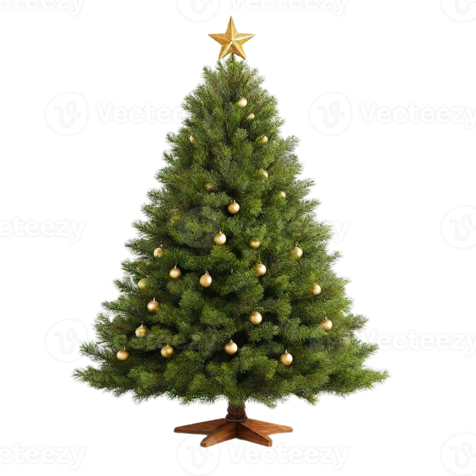 Christmas tree isolated on Transparent background png