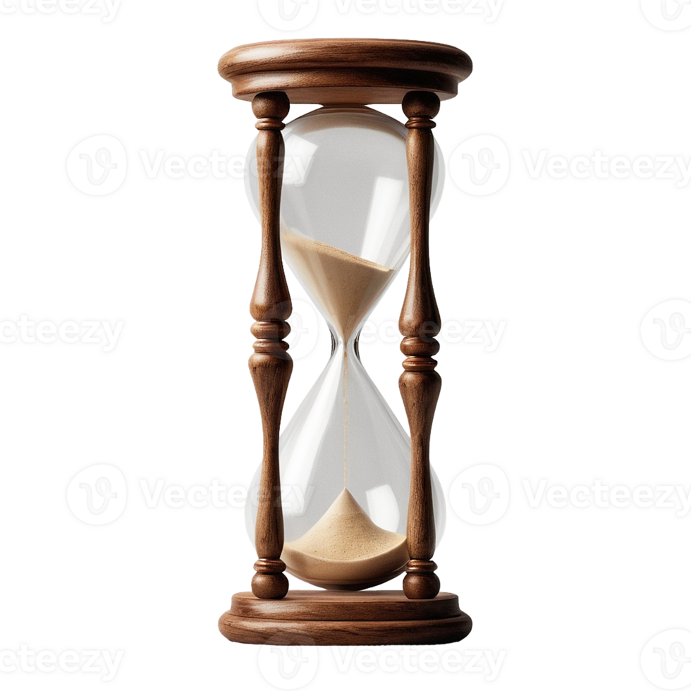 Sanduhr isoliert auf ein transparent Hintergrund png