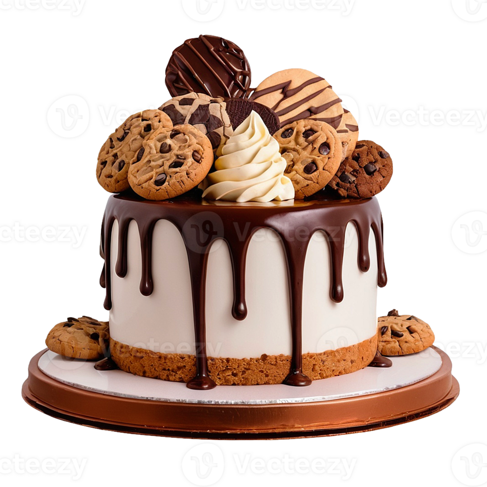 Cake isolated on a transparent background png