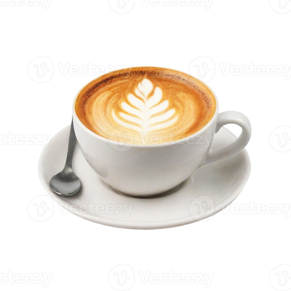 Latte isolated on Transparent background png