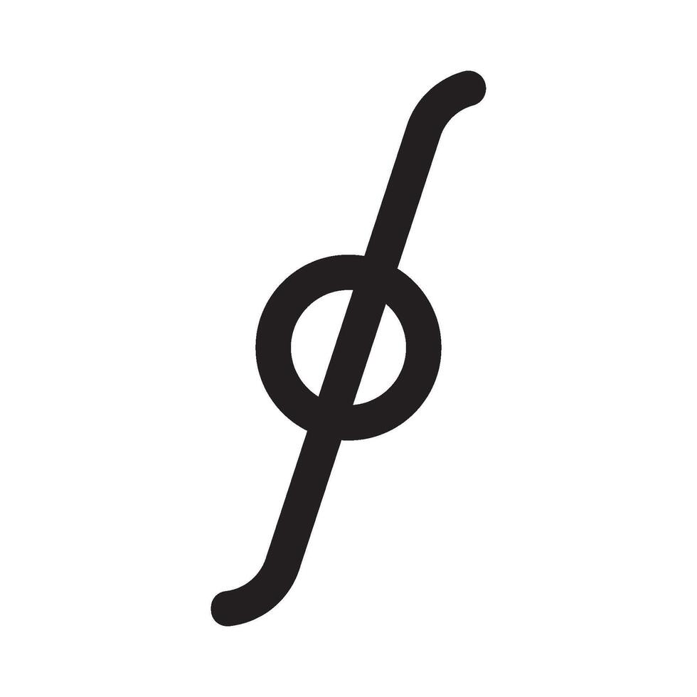Mathematics Integral Icon or Symbol Design vector