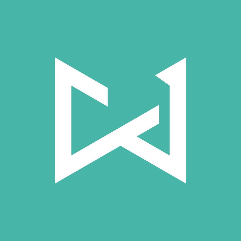 Letter W design idea with modern concept for business vector