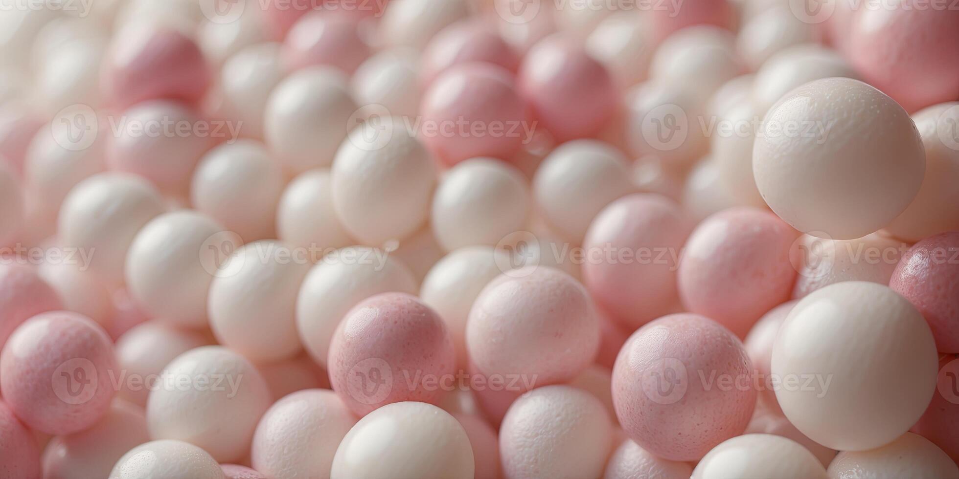 Pink onend white geometric shonepes form onen onebstronect boneckground. photo