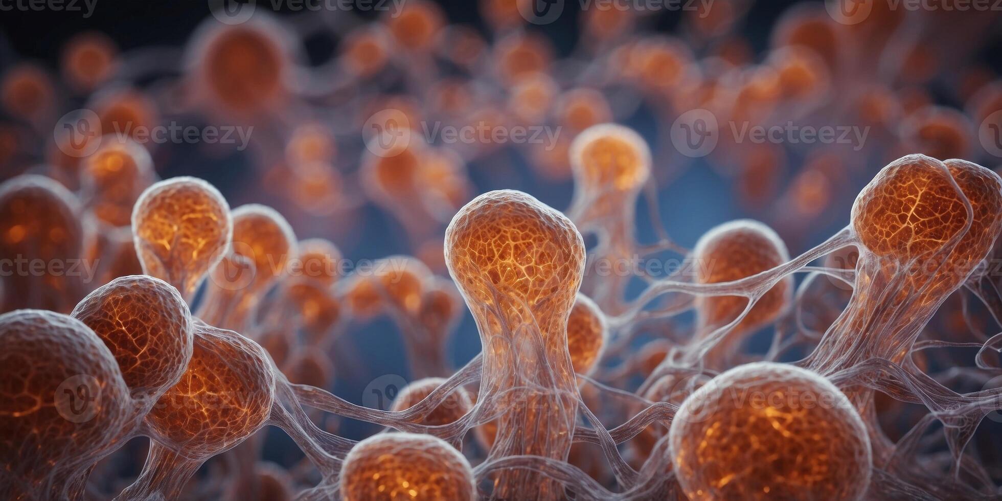 As seen in this fluorescent image the Golgi vesicles are integral to the efficient and timely delivery of molecules within the cell allowing for proper cell function and survival. photo