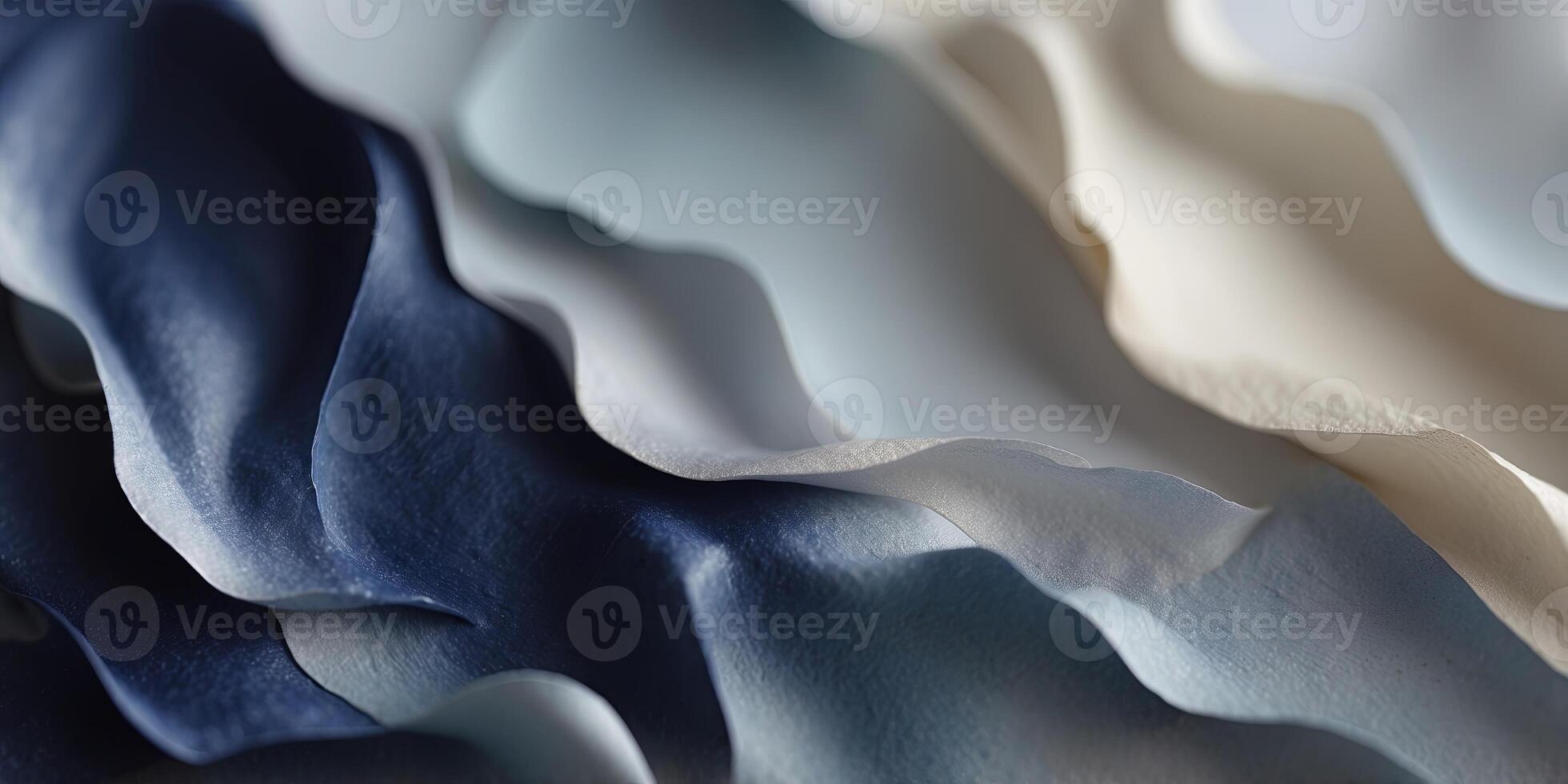 Bold watercolor strokes in a palette of navy silver. photo