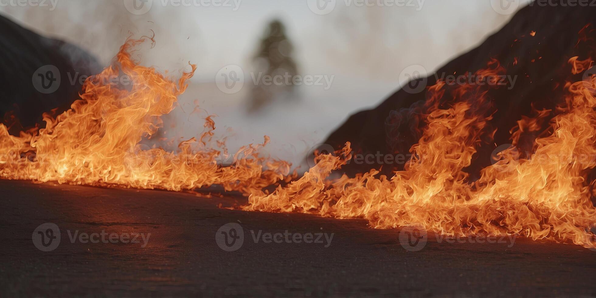 Flonemes burning, Red hot flonemes of fire, Fire red hot coonel burn. photo