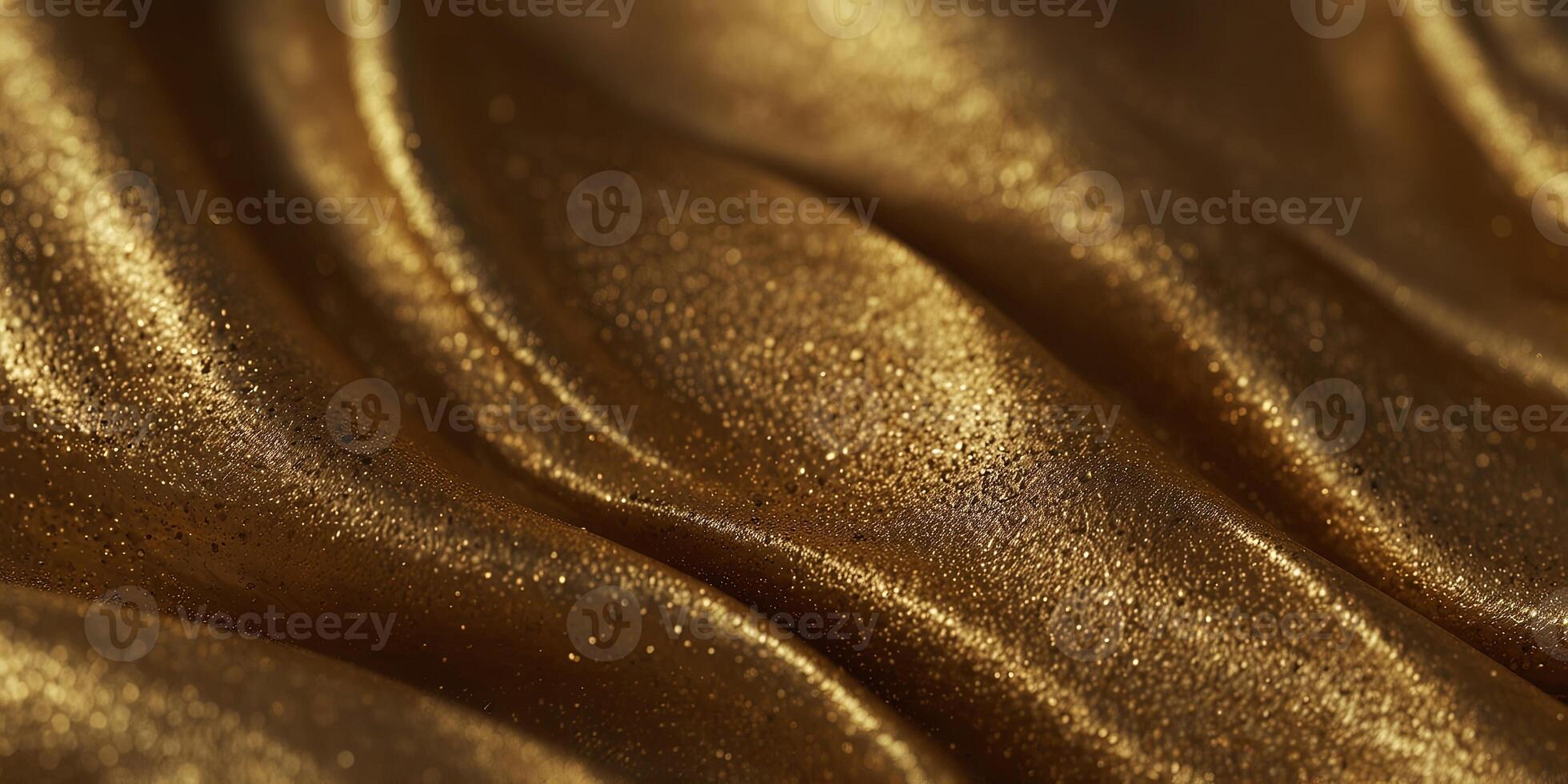 Gold color wave style abstract background. photo