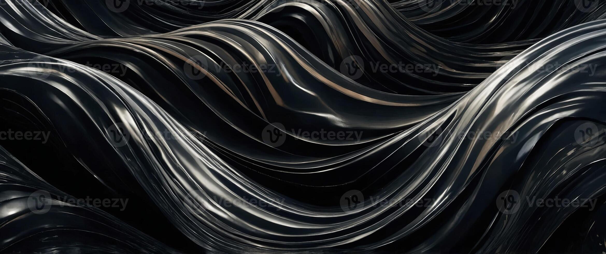 Luxury abstract wave background modern black background wave light digital modern business background. photo