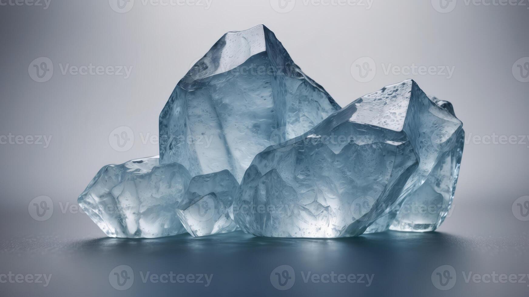 iceberg isolate on transparency background. photo
