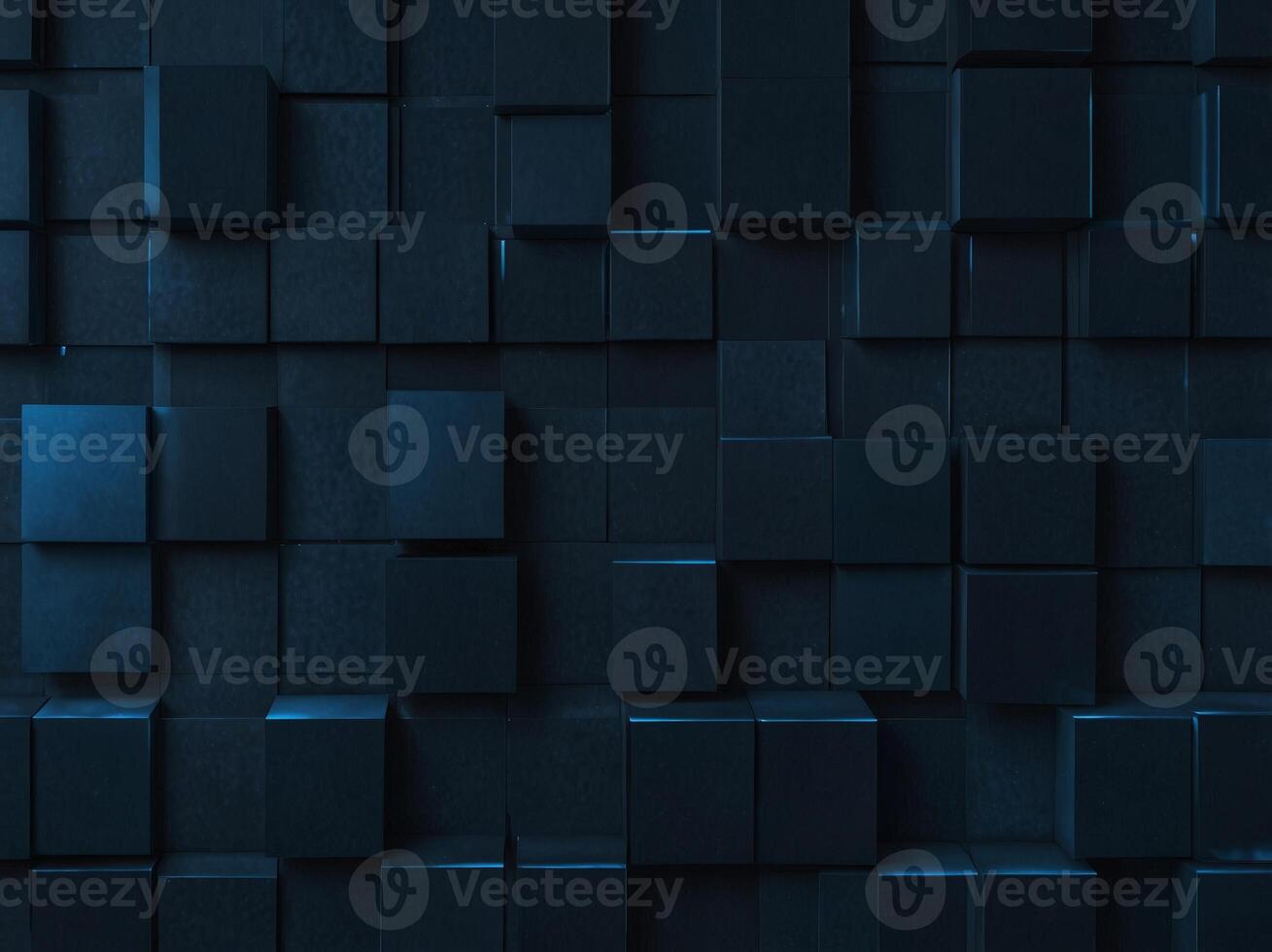 Blue square shapes abstract elegant technology background with glowing lines modern hi-tech, science, futuristic technology modern royal blue background. photo