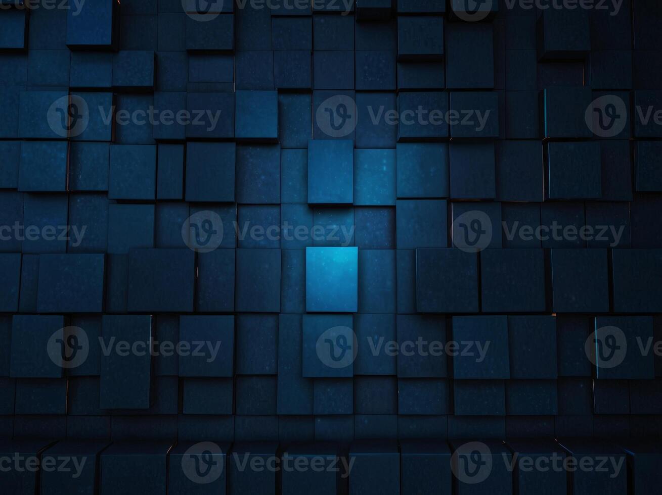 Blue square shapes abstract elegant technology background with glowing lines modern hi-tech, science, futuristic technology modern royal blue background. photo