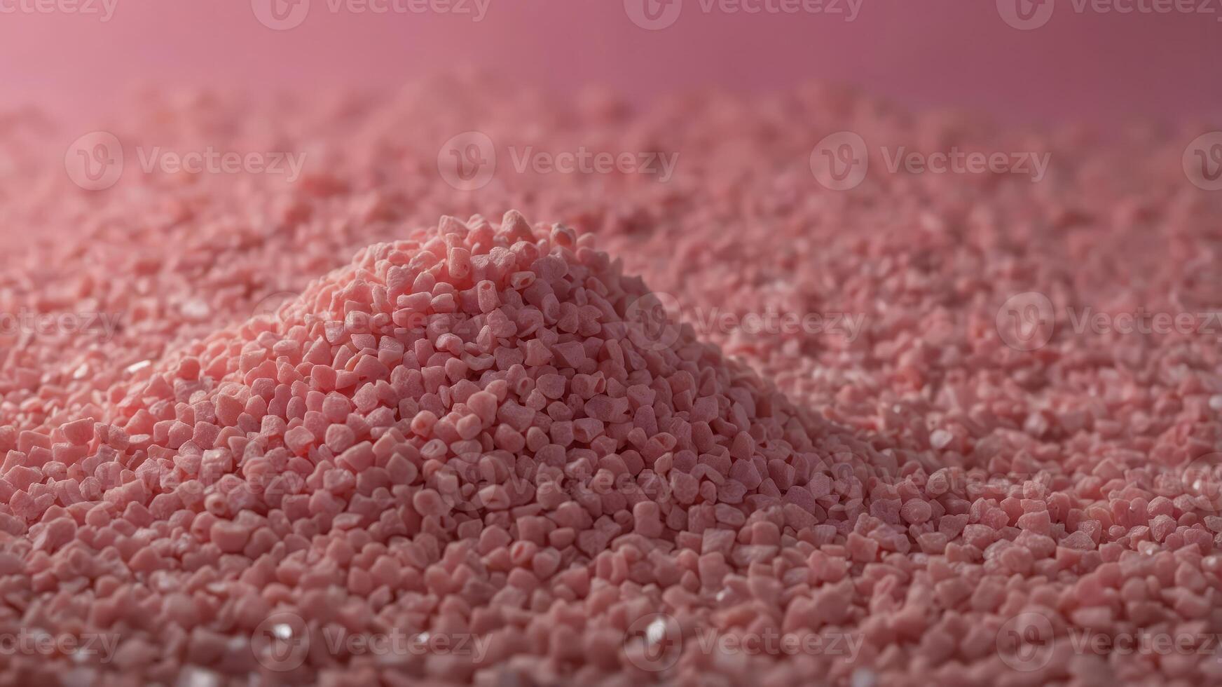 Plastic pink cat litter with betonite filler for large breeds of cats. photo