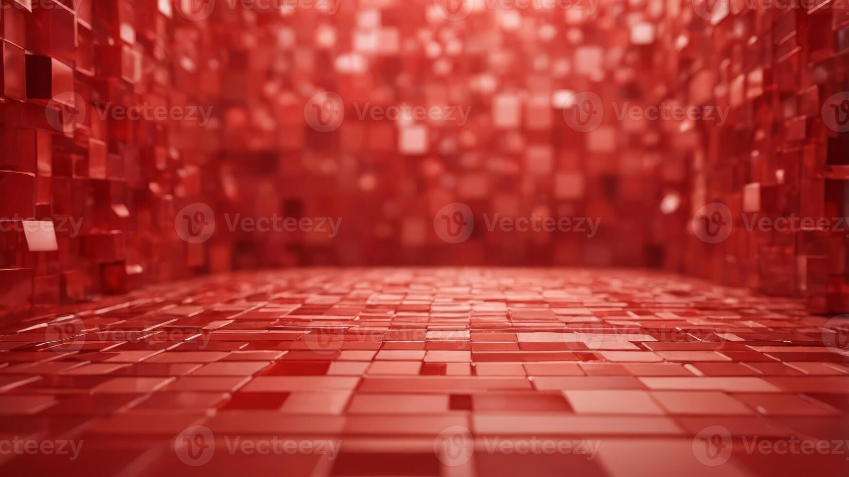 abstract red square Mordan background red background. photo