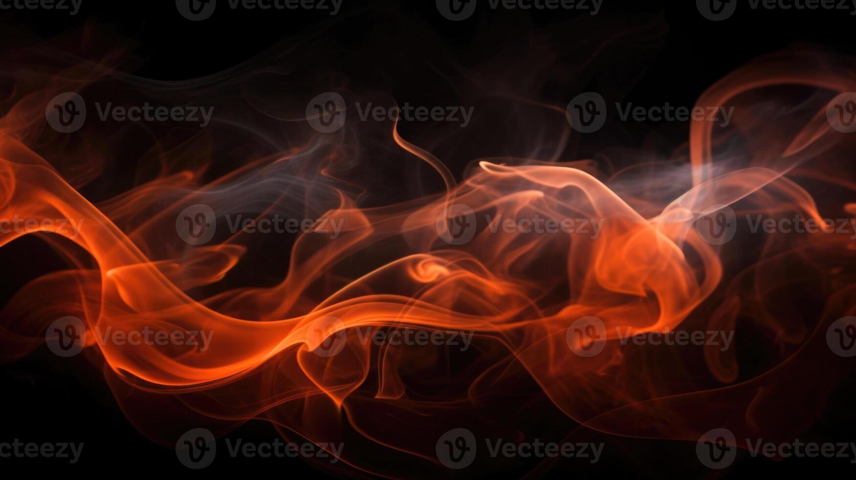 Dark and foreboding, this abstract light painting is shrouded in a thick fog of smoke, leaving much to the imagination. photo