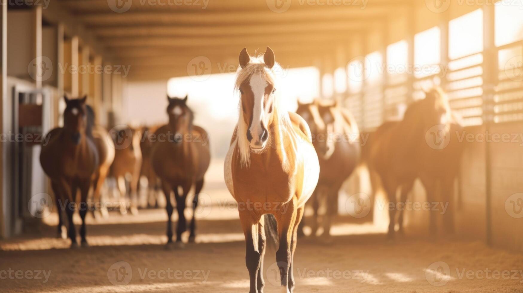 The magnitude of this expansive facility for horse rearing and training is a testament to the dedication and passion of its owners. photo